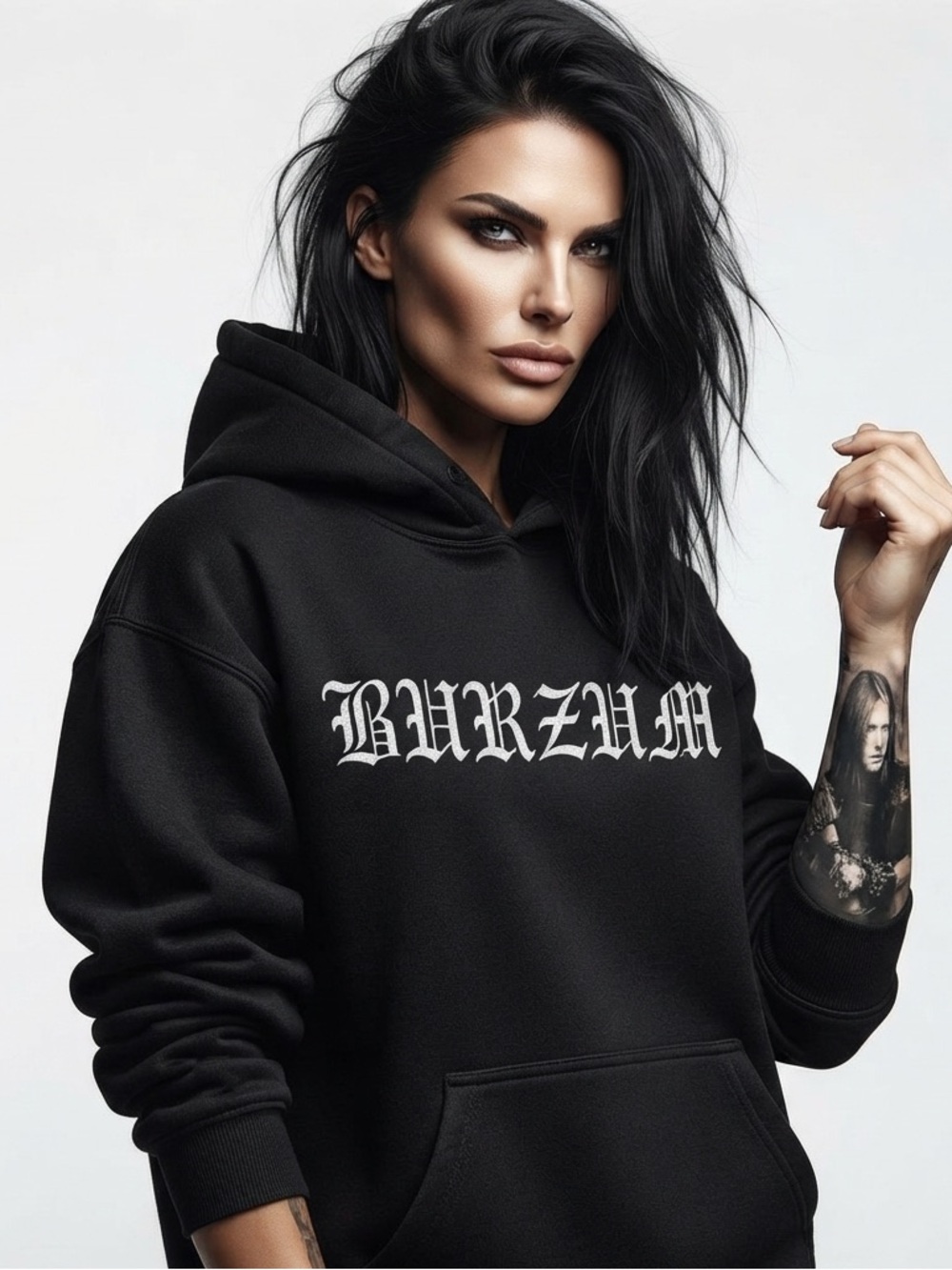 Black Metal Burzum Ambient Hoodies Cotton Streetwear Hooded Pullover Sz S-3XL